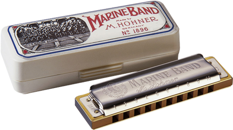 The Best Harmonica For Beginners - Hohner Marine Band 1896 Classic C (489x348), Png Download