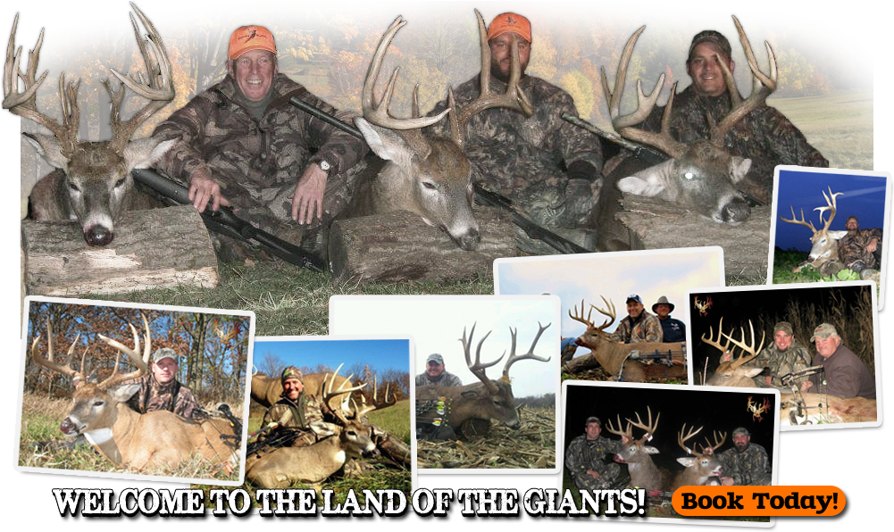 Trophy Whitetail Deer Hunting In Adams & Hancock County, - Illinois (1000x620), Png Download