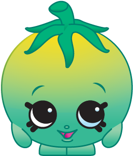 Cherie Tomatoe - Shopkin Green (400x400), Png Download