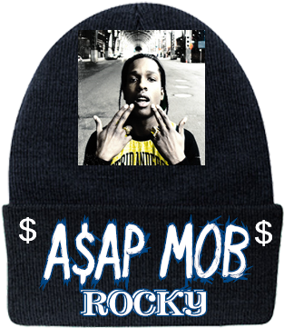 12" Beanie Otto Cap 82 - $ap Rocky / F**kin' Problems (428x400), Png Download