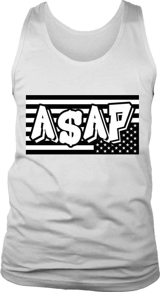 Asap Rocky American Flag Rap Tank Top - Just Farm It Farmer T-shirt - Just Farm It T-shirt (1024x1024), Png Download