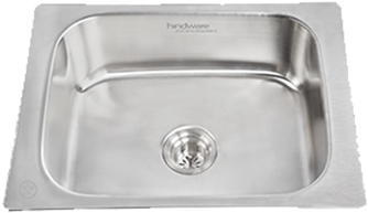 Hindware Kitchen Sink 21x18x8 - Hindware Sink (500x300), Png Download