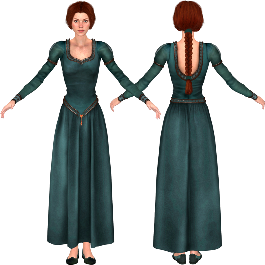 Princess Fiona Shrek Human (1024x1035), Png Download