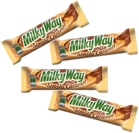 Milky Way Simply Caramel Candy Bar - Milky Way Candy Bars, Simply Caramel - 24 Pack, 2.84 (500x500), Png Download