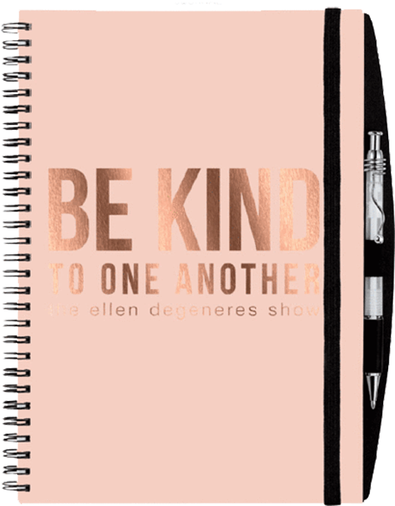 Be Kind Journal- Pink - Journal Transparent (1000x1000), Png Download
