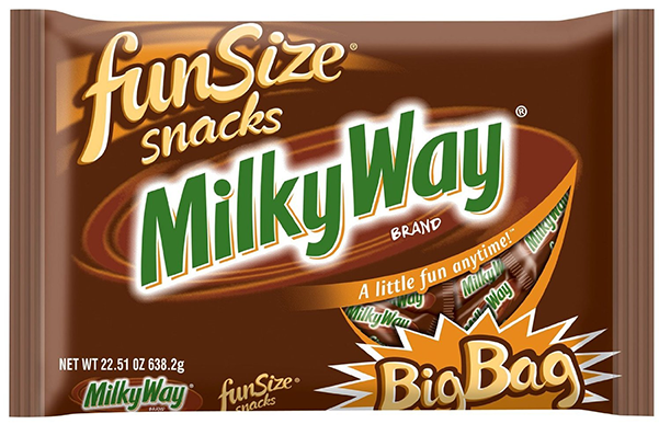Milkyway Bags - Milky Way Candy Bar, Fun Size - 22.51 Oz Big Bag (600x600), Png Download