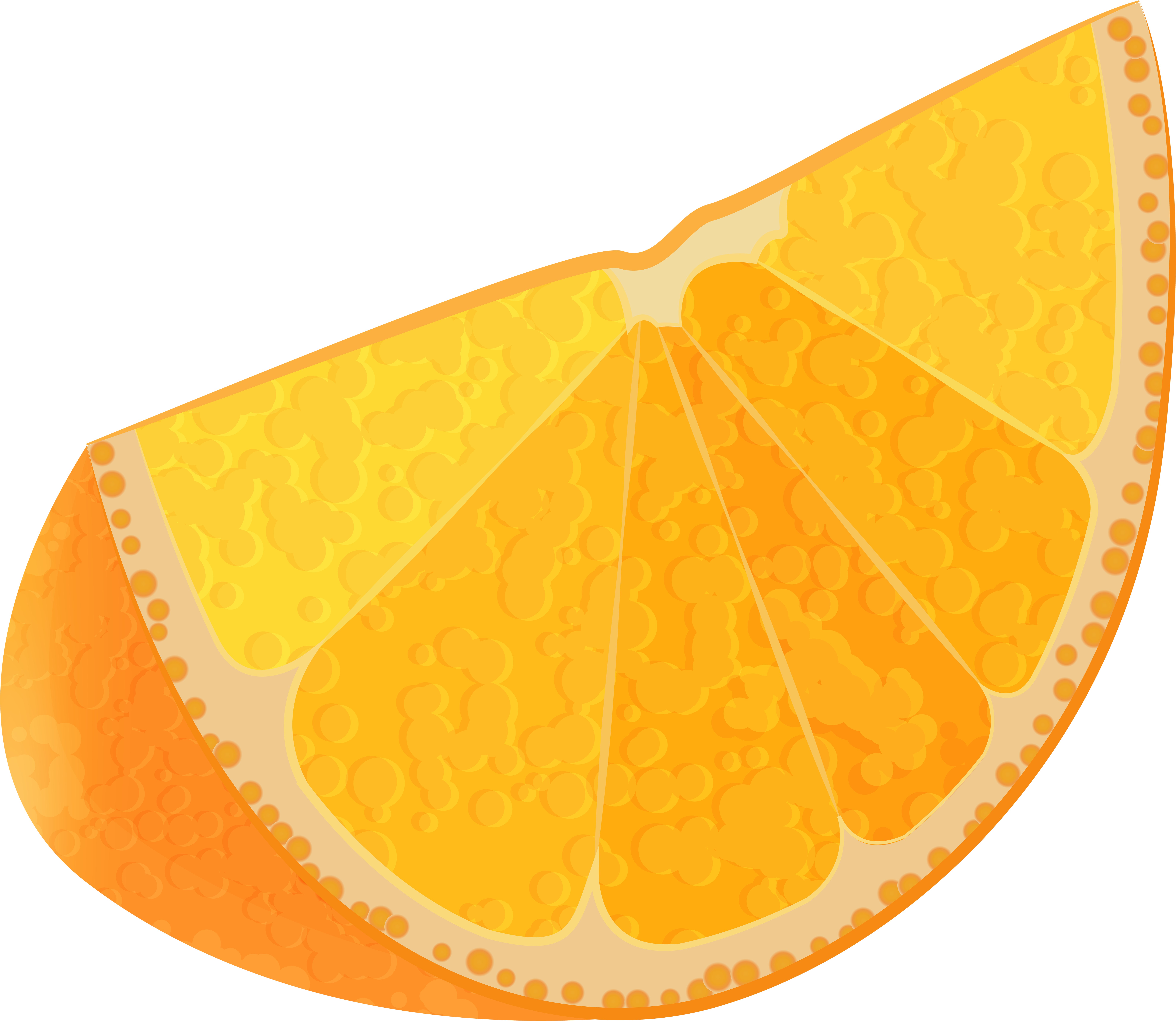 Orange Slice Png (8000x6993), Png Download