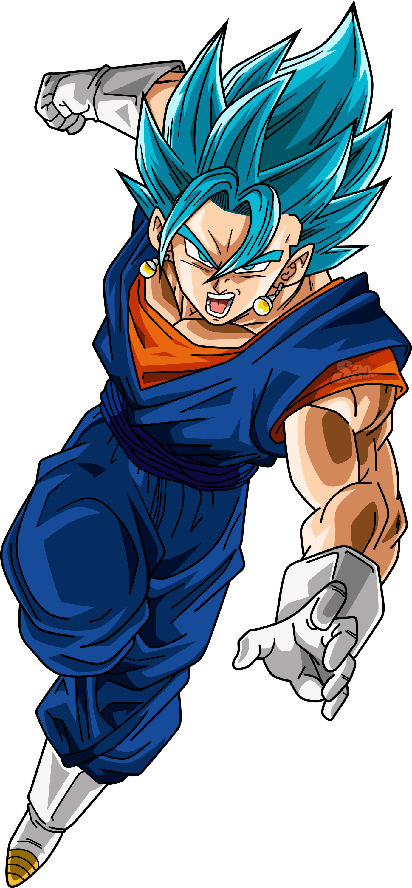 Boruto Cosplay, Vegito Ssj Blue, Super Saiyan Blue - Vegetto Ssj Blue Png (1382x2977), Png Download