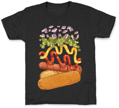 Anatomy Of A Hot Dog Kids T-shirt - Prince Of Bel Air Shirt (484x484), Png Download