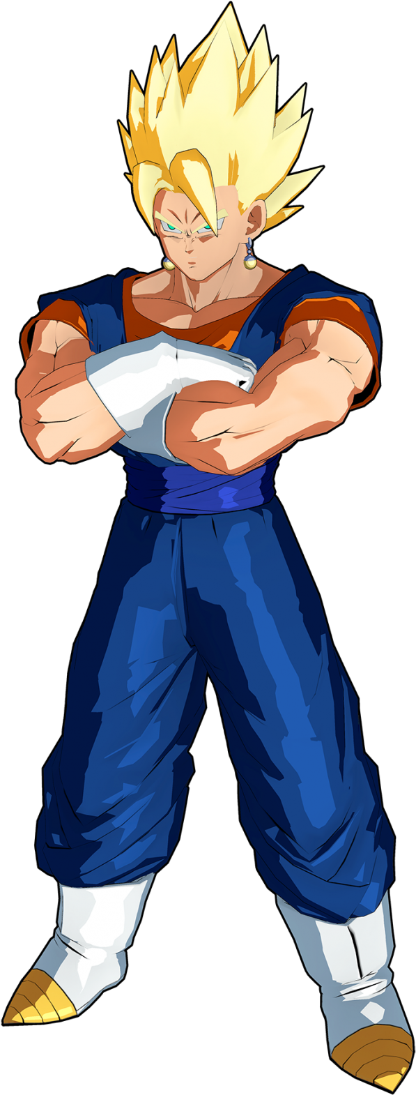 Vegito - Dragon Ball Fighter Z Render (675x1600), Png Download