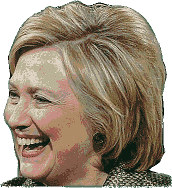 Guilty As Sin - Hillary Clinton (349x382), Png Download