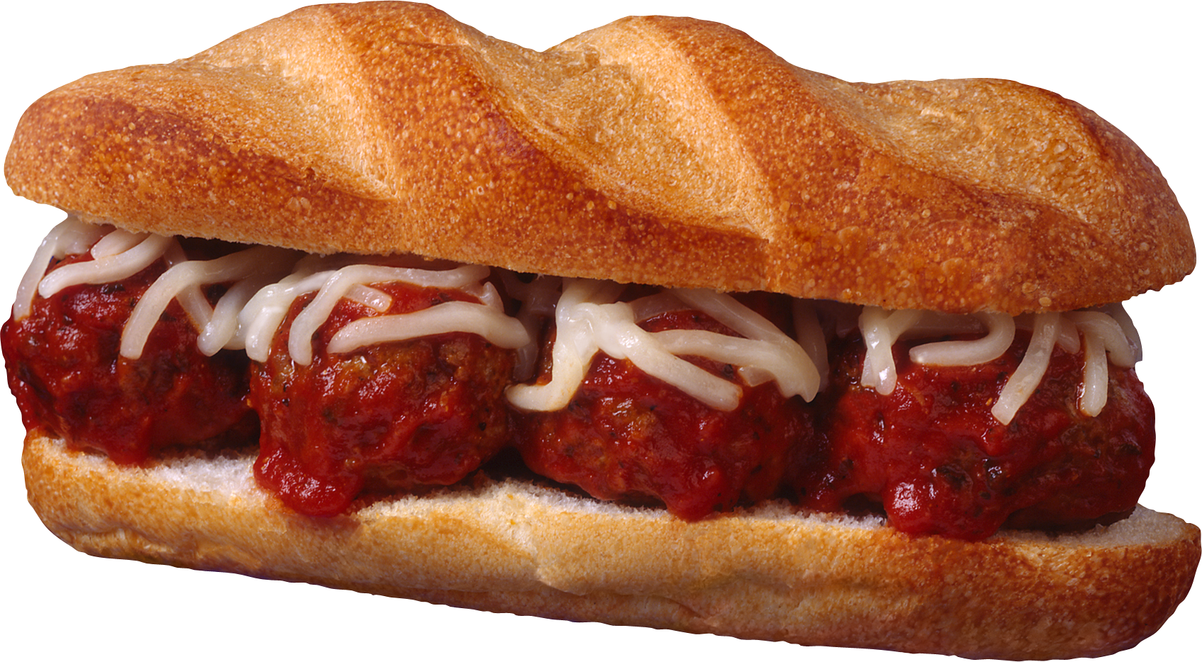 Meatball Clipart Transparent Food - Meatball Sandwich Transparent Background (1696x934), Png Download