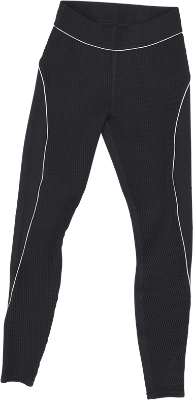 Ivy Park Fishnet Jacquard Leggings - Pajamas (409x818), Png Download