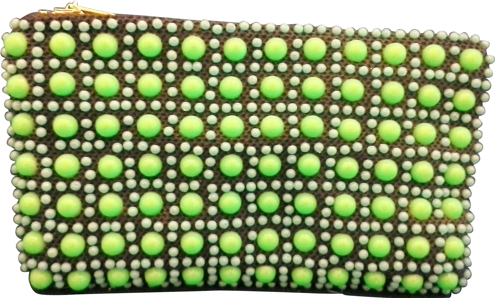 Green Blue Plastic Beaded Coin Small Clutch Purse Hong (1618x1618), Png Download