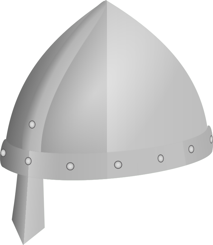 Medieval Helmet Clipart Png (695x800), Png Download