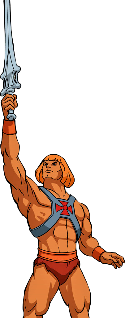 He-man Em Png - He Man (404x1024), Png Download