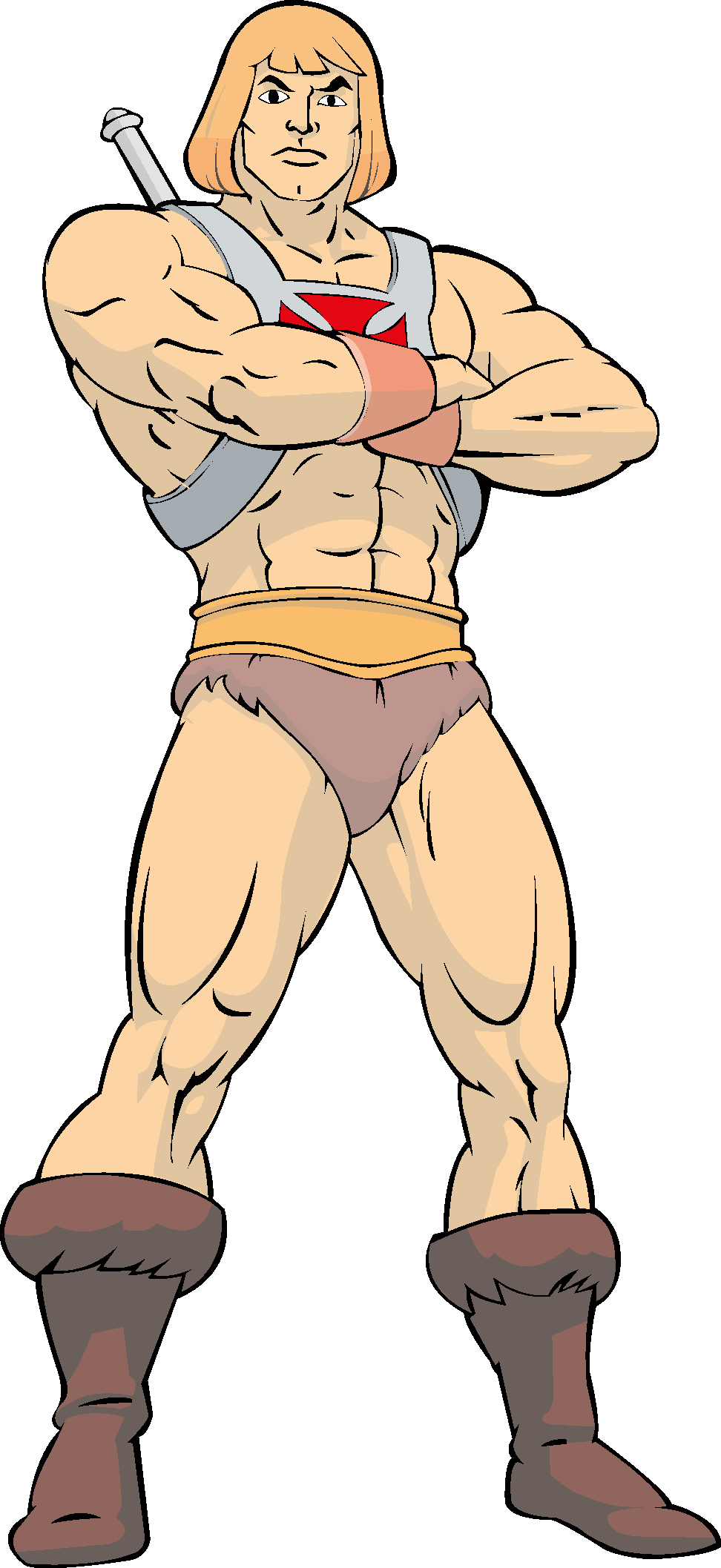 He-man - He Man Clip Art (972x2115), Png Download