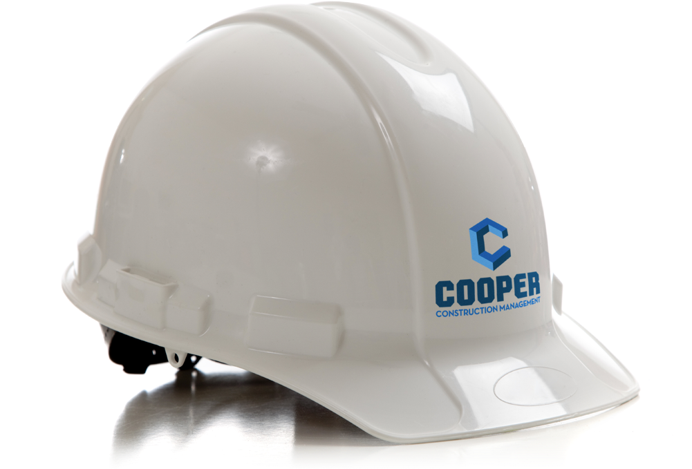 Cooper Construction Hat - Salisbury Sa79r01 White Front Brim Hard Hat (1000x685), Png Download