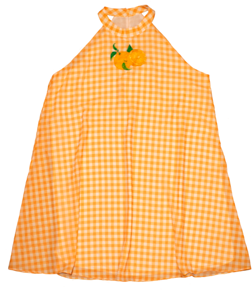 Orange Juice Halter Dress - Tennis Skirt (600x600), Png Download