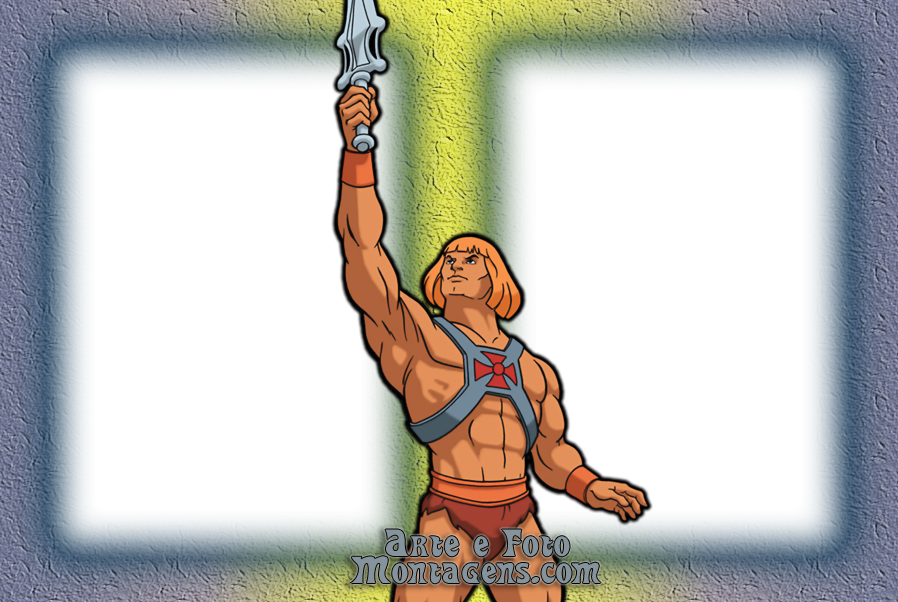 Montagem Para Fotos - He-man: Have A Mighty Birthday Greetings Card (898x602), Png Download