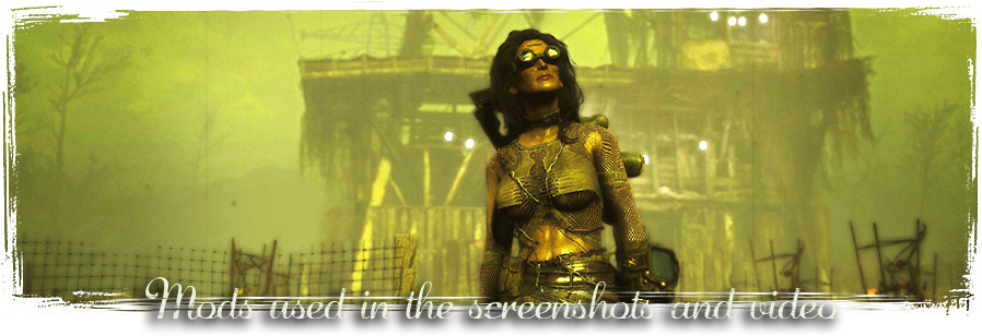 Body Textures Nuclear Nude By Zentience - Nuclear Nude Mods Fallout 4 (900x326), Png Download