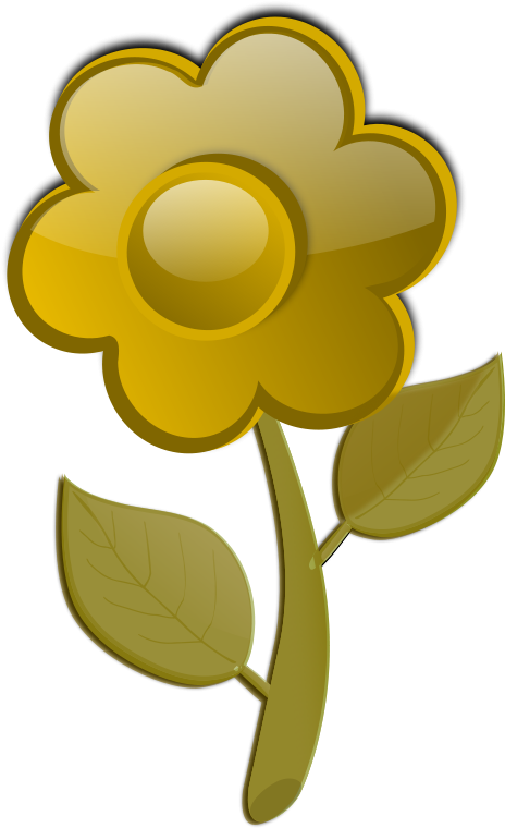 Free Clipart - Cartoon Pink Flower (477x800), Png Download