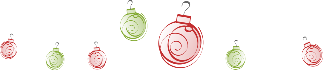 Banner Royalty Free Stock Merry And Happy New Year - Christmas Ornament Border Png (1082x234), Png Download