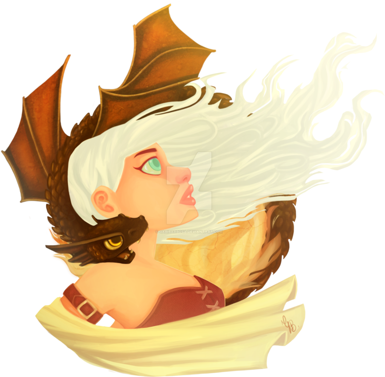Daenerys Targaryen By Gabibarbosa - Daenerys Targaryen (952x840), Png Download
