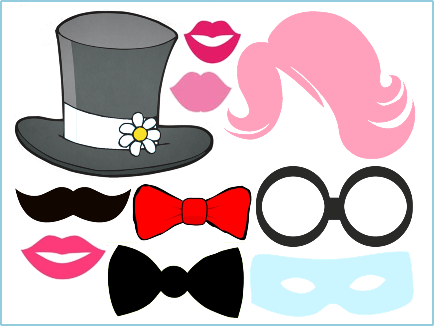 Party Props, Circus Party, Party Themes, Wedding Photo - Bow Tie Clip Art (1514x1139), Png Download