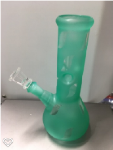 10" Water Pipe Green - Pipe (500x500), Png Download