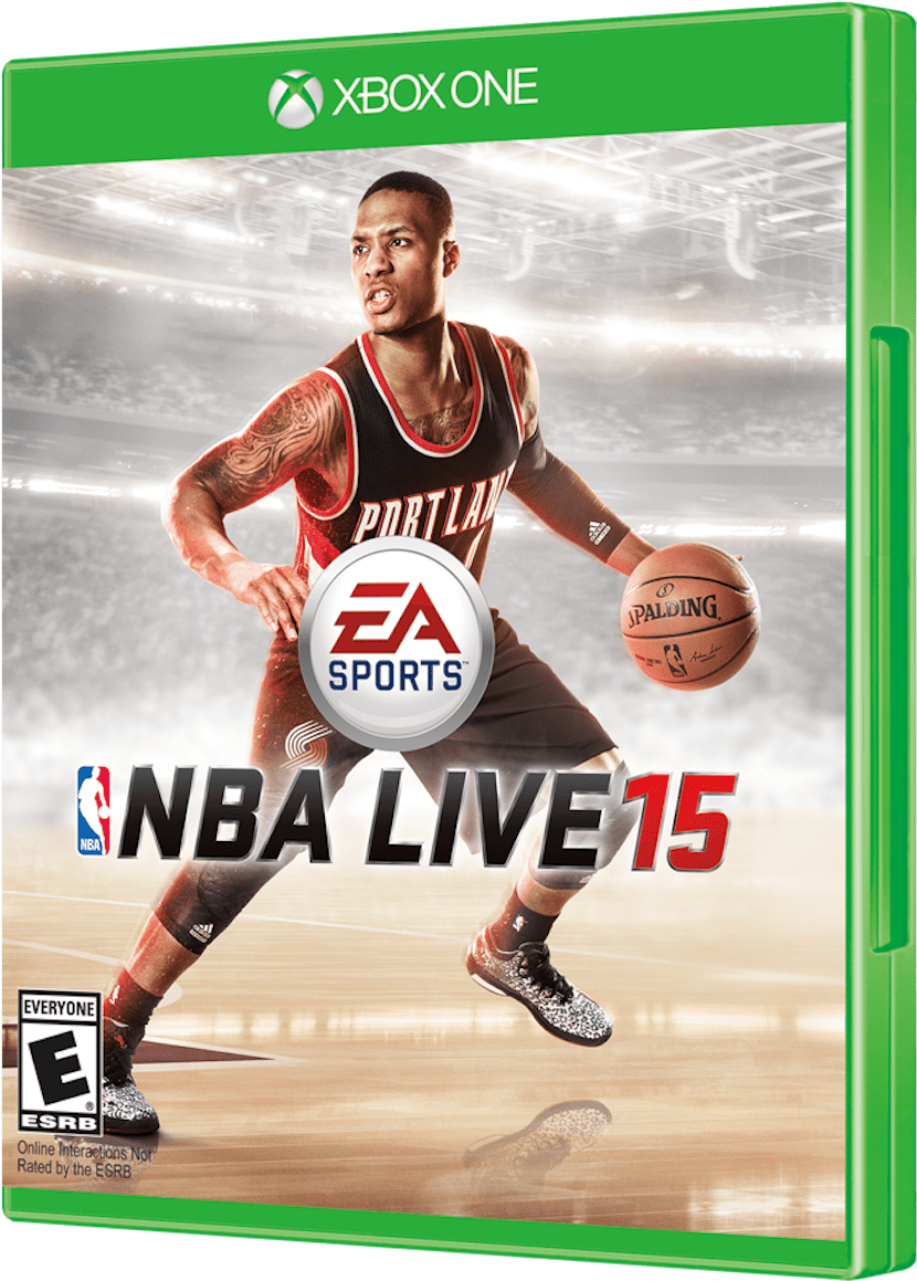 Damian Lillard Named Nba Live 15's Cover Athlete - Electronic Arts Nba Live 15 (xbox One) (900x1228), Png Download