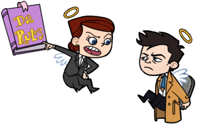 Sam Winchester Castiel Dean Winchester Cartoon Human - Fairly Odd Parents Supernatural (500x274), Png Download