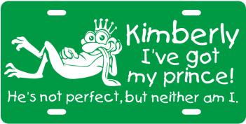 I've Got My Prince License Plate - Terre De Marins (350x350), Png Download