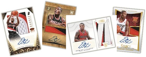 Damian Lillard - Damian Lillard 2012-13 National Treasures Auto Patch (595x234), Png Download