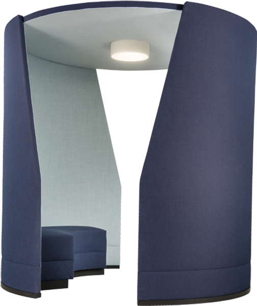 Bricks Pavilion Circle Darkblue1 Privacy Acoustic Palau - Brick (906x727), Png Download