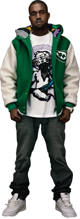 Kanye West Full Body Png - Kanye West Full Png (271x742), Png Download