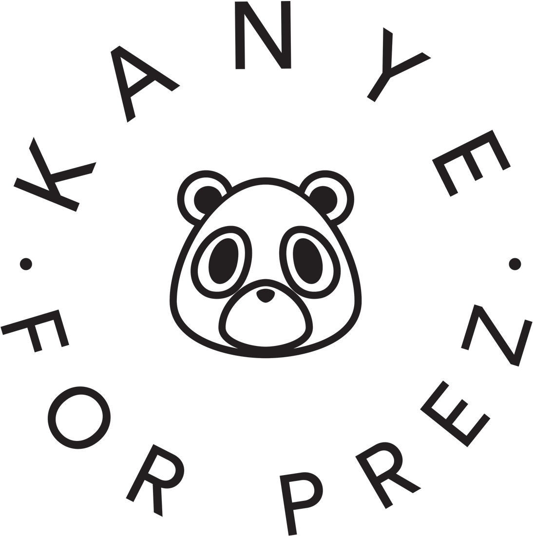 Kanye By The Issues - Zero Food Print (1200x1125), Png Download