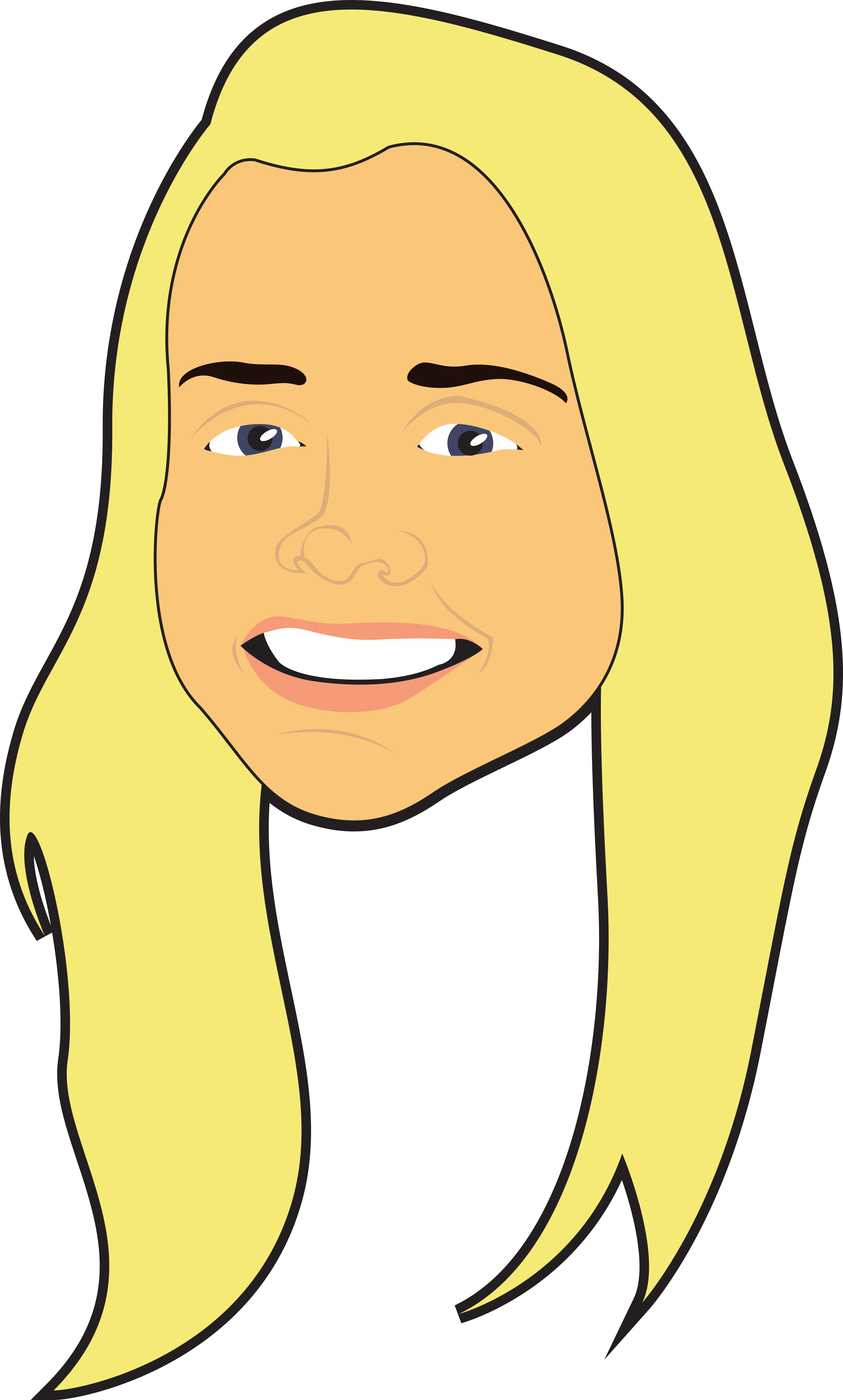 Briana Hornung Ticket Sales Manager - Cartoon (2650x4400), Png Download