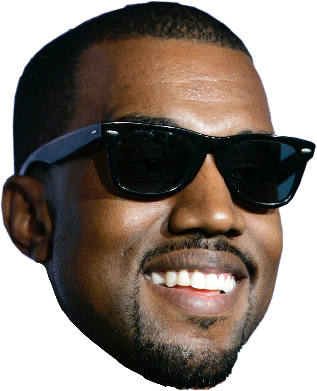 Report Abuse - Kanye West Rap Hip-hop Singer Music 32x24 Print Poster (624x769), Png Download