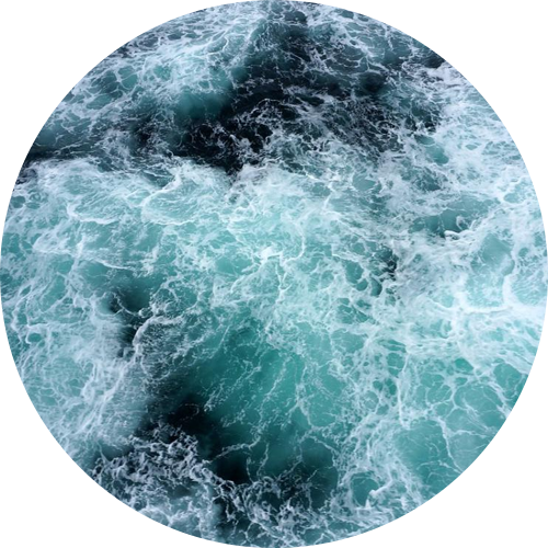 Up To 100 Students Participate In Fun-filled Lessons - Sea In A Circle Png (500x500), Png Download