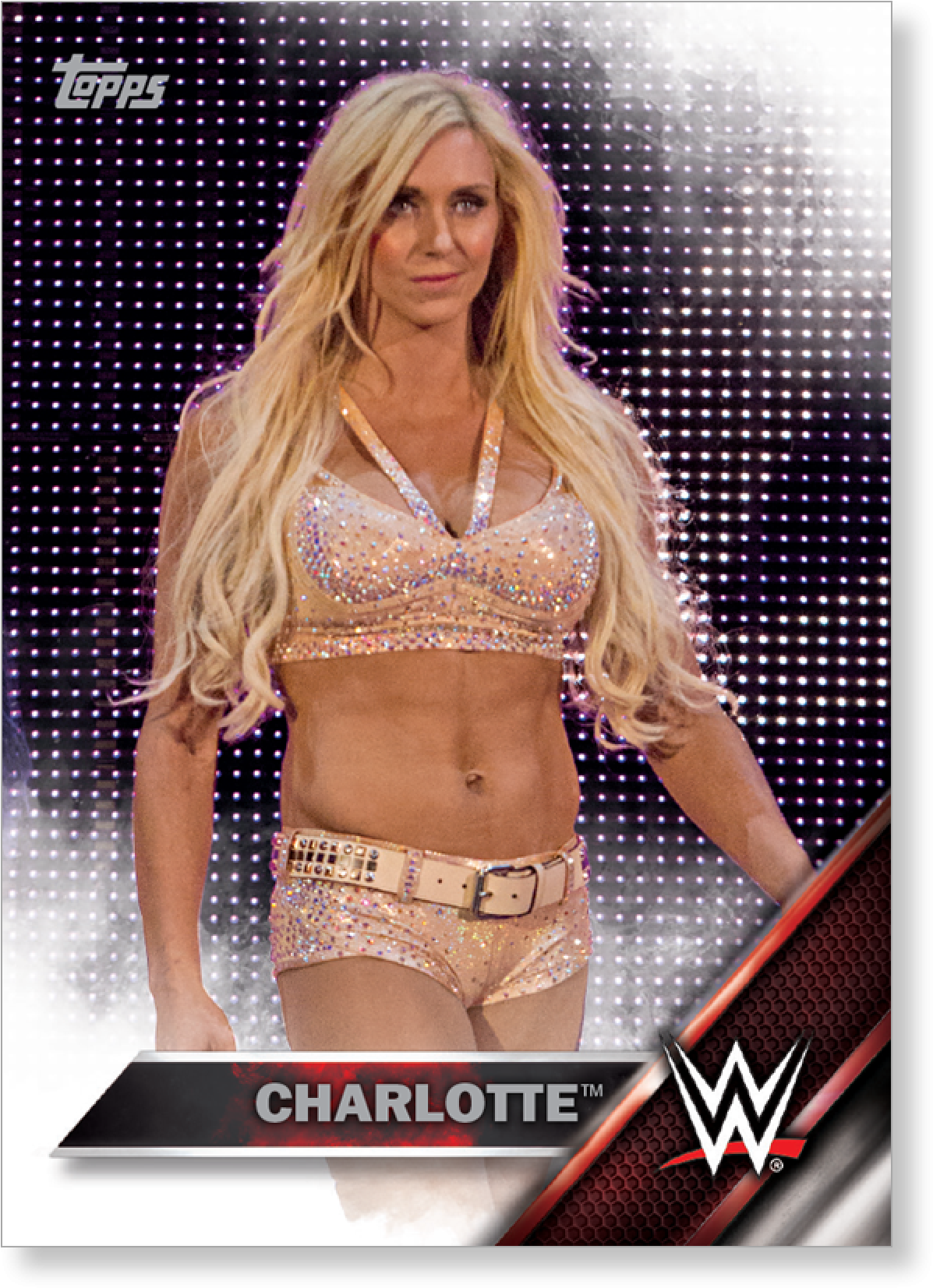 Wwe Cards Of Charlotte (2000x2000), Png Download