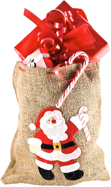 Santa Shop - Geo - Imagenes De Navidad En Png Regalos (428x720), Png Download