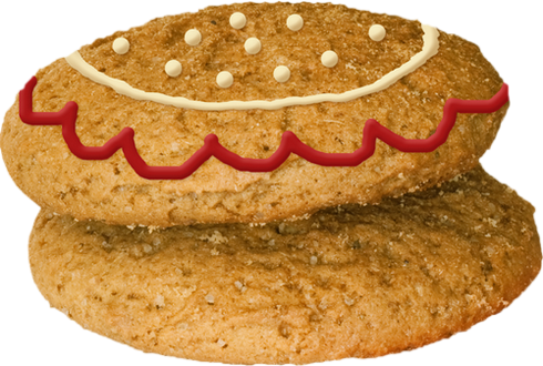 Sandwich Cookies (490x330), Png Download