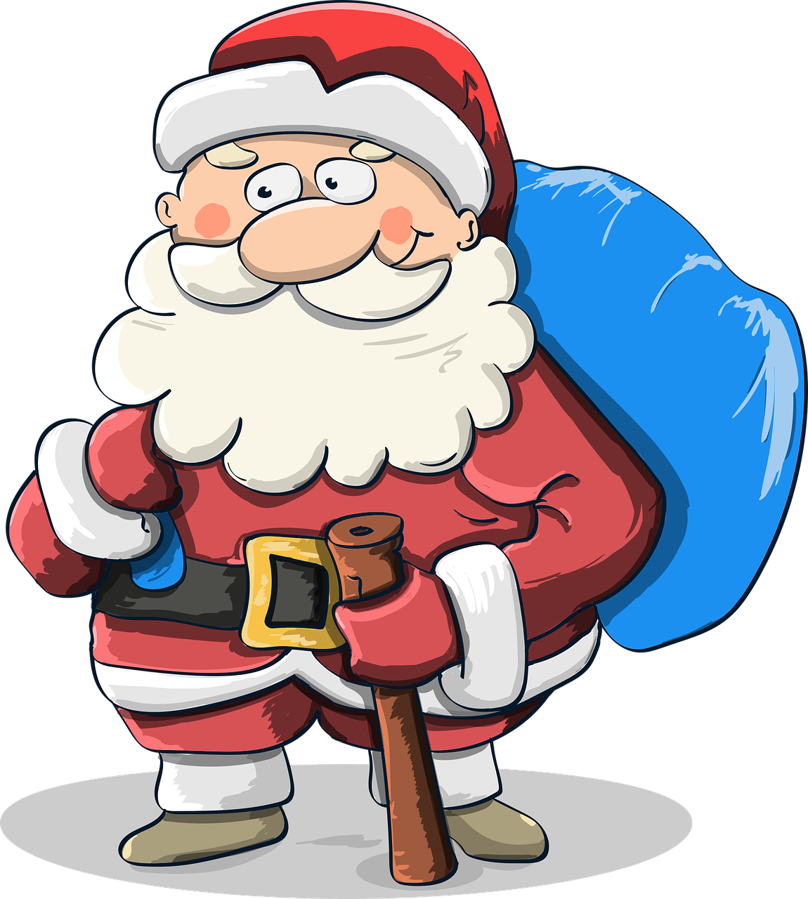 Santa - Santa Ông Già Noel (500x556), Png Download