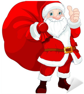 Santa Claus With His Bag (400x400), Png Download
