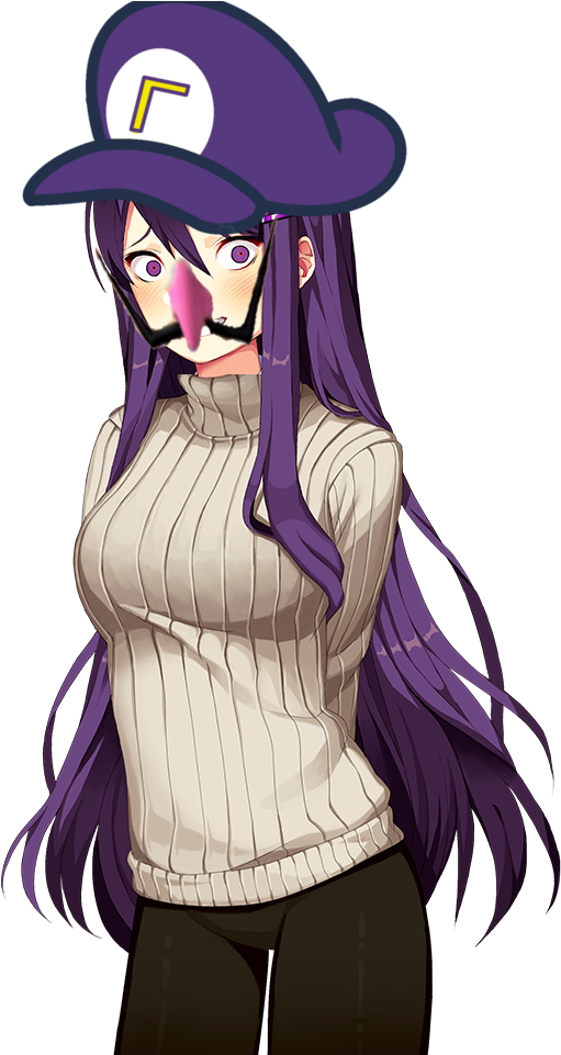 Edited Mediawayurigi - - Doki Doki Yuri Sweater (960x960), Png Download
