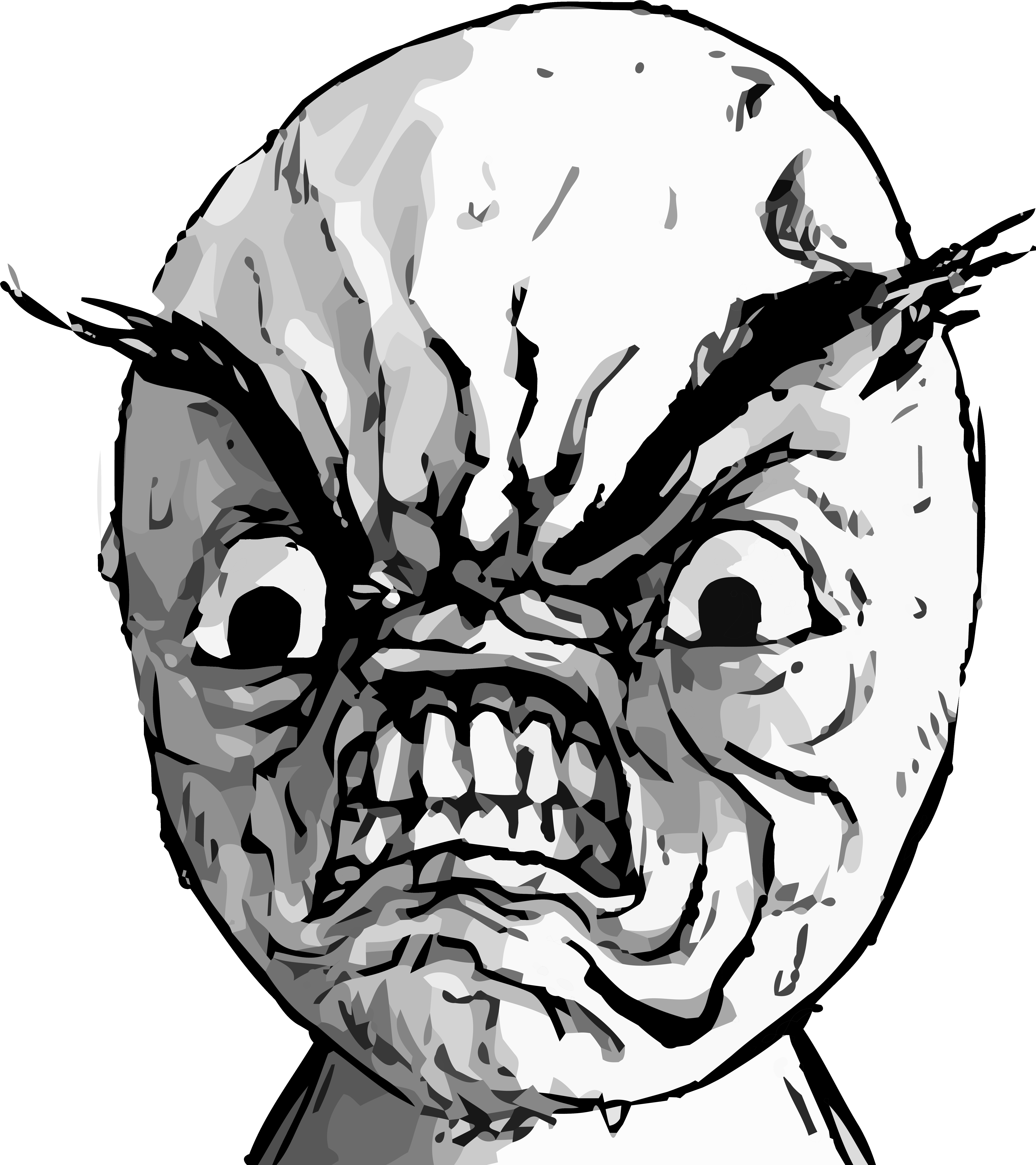Rage Face By Rober Raik-d4e0fxk Rage Face Meme (6803x7660), Png Download
