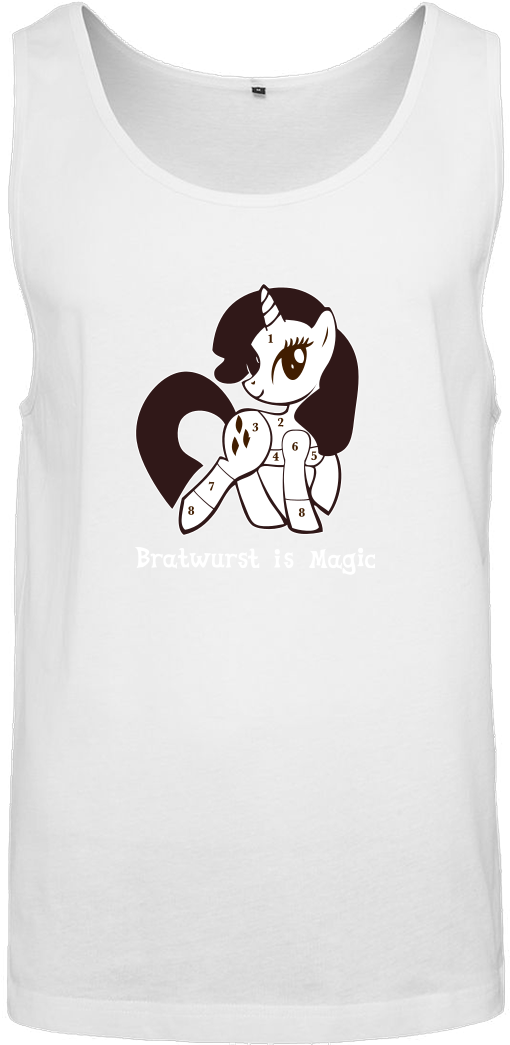 Bratwurst Is Magic T-shirt Tanktop Men White - Agility Bathroom Wall Hanger Hat Bag Key Adhesive Wood (1044x1044), Png Download