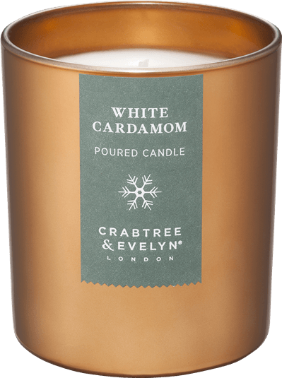 White Cardamom Poured Candle (399x535), Png Download