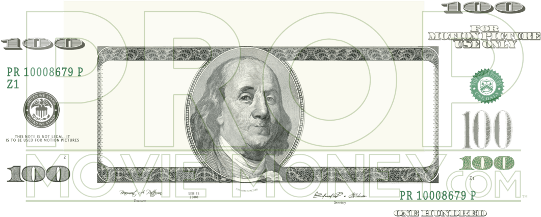 Policy - 100 Dollar Bill (1080x448), Png Download